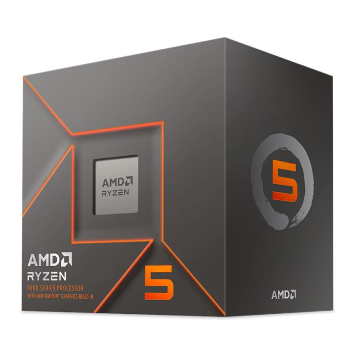 Processador AMD Ryzen 5 8500G, 6-Core, 12-Threads, 3.5GHz (5.0GHz Turbo), Cache 22MB, AM5, 100-100000931BOX
