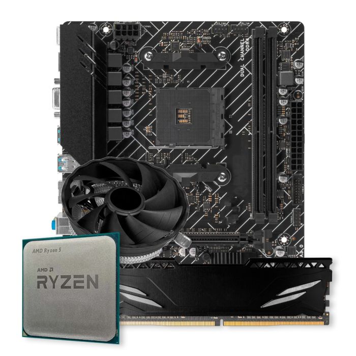 Kit Upgrade Gamer, AMD Ryzen 5 5600GT, A520M, 8GB DDR4