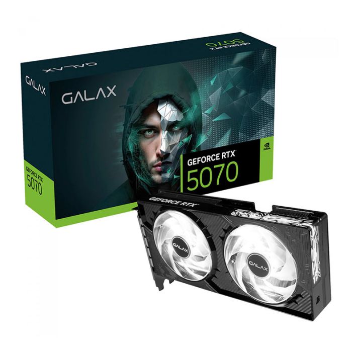 Placa de Video Galax GeForce RTX 5070 1-Click OC, 12GB, GDDR7, 192-bit, 57NON7MDBROC-NAC