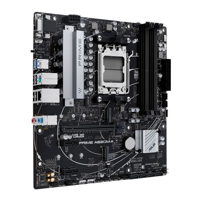 Placa Mae Asus Prime A620M-A, DDR5, Socket AMD AM5, M-ATX, Chipset AMD A620, PRIME-A620M-A