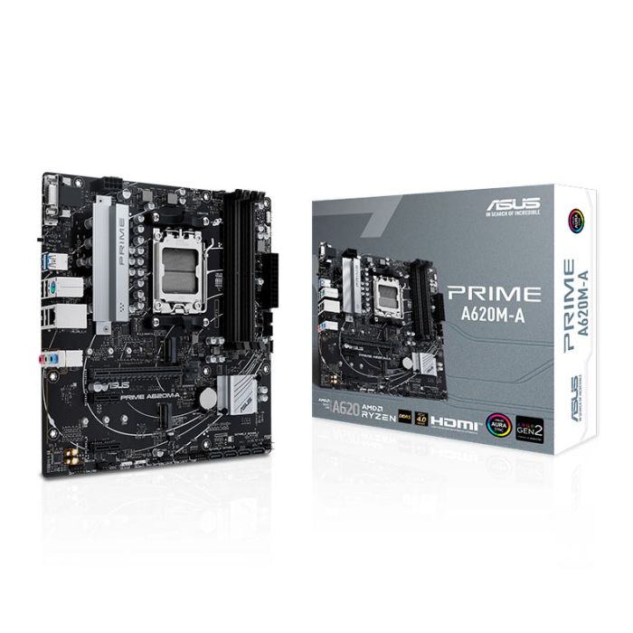 Placa Mae Asus Prime A620M-A, DDR5, Socket AMD AM5, M-ATX, Chipset AMD A620, PRIME-A620M-A