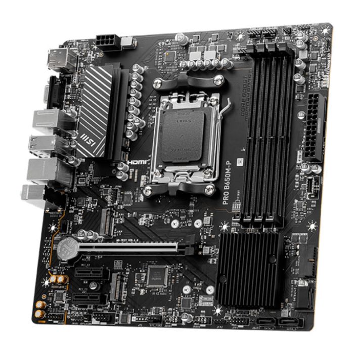 Placa Mae MSI Pro B650M-P, DDR5, Socket AMD AM5, M-ATX, Chipset AMD B650, PRO-B650M-P