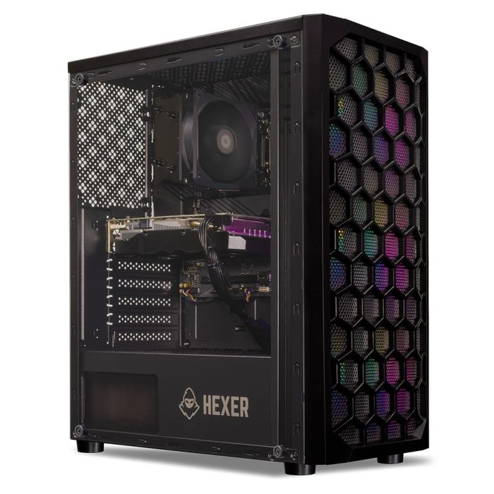 PC Gamer Mancer, AMD Ryzen 5 5500, RX 580 8GB, 16GB DDR4, SSD 1TB, 400W 80 PLUS, HEXER
