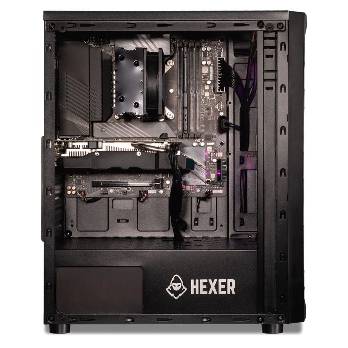 PC Gamer Mancer, AMD Ryzen 5 5500, RX 580 8GB, 16GB DDR4, SSD 1TB, 400W 80 PLUS, HEXER