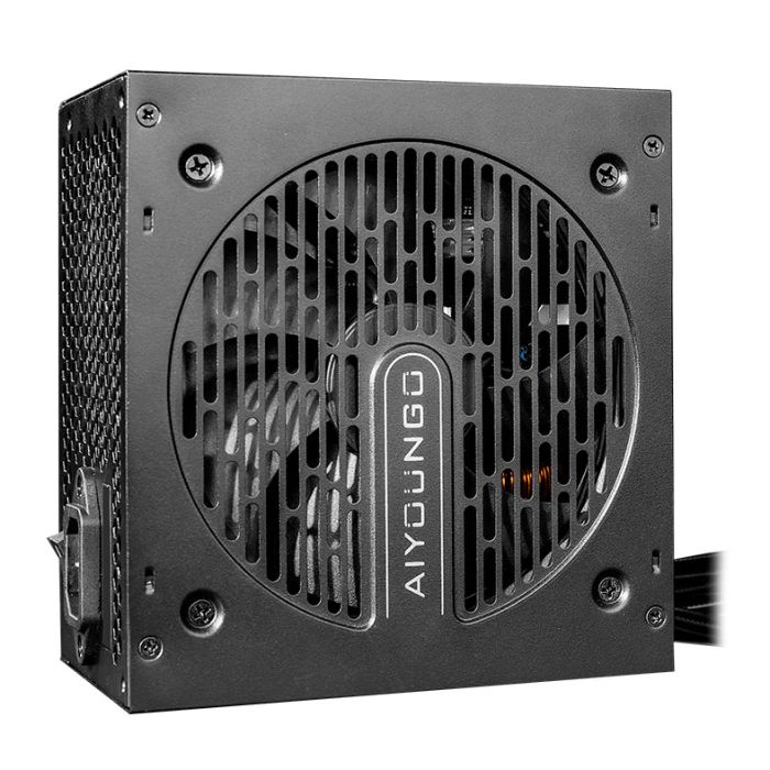 Fonte Aigo Darkflash AT450, 450W, 80 Plus Bronze, PFC ativo, Preto, AG-AT450-BK
