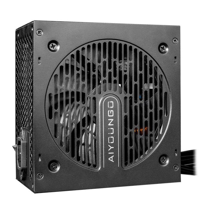 Fonte Aigo Darkflash AT550, 550W, 80 Plus Bronze, PFC ativo, Preto, AG-AT550-BK-OEM