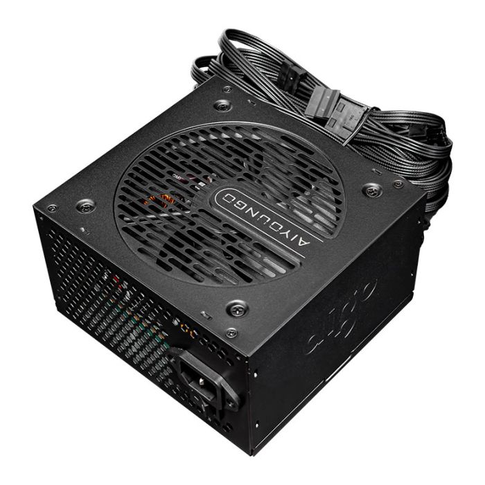 Fonte Aigo Darkflash AT550, 550W, 80 Plus Bronze, Preto, AG-AT550-BK