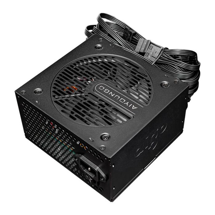 Fonte Aigo Darkflash AT750, 750W, 80 Plus Bronze, PFC ativo, Preto, AG-AT750-BK