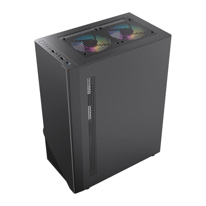 Gabinete Gamer Acegeek Lumix, Mid-Tower, Lateral de Vidro, Preto, AG-LUMIX-BK