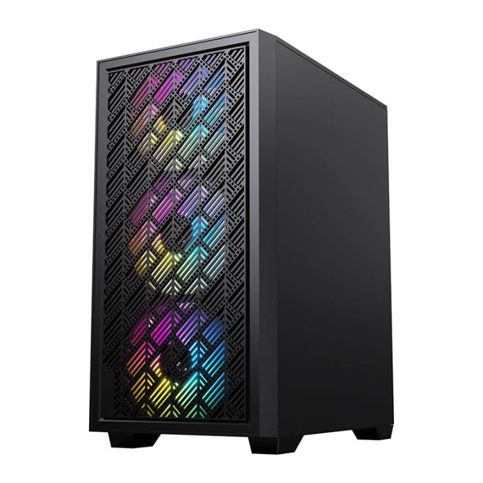 Gabinete Gamer Acegeek Matrix, Mid-Tower, Lateral de Vidro, Preto, AG-MATRIX-BK