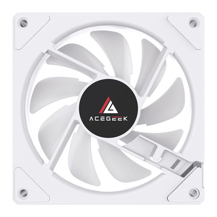 Ventoinha Acegeek Pandora Reversa, ARGB, 120mm, Branco, AG-PANDORA-WH-RV