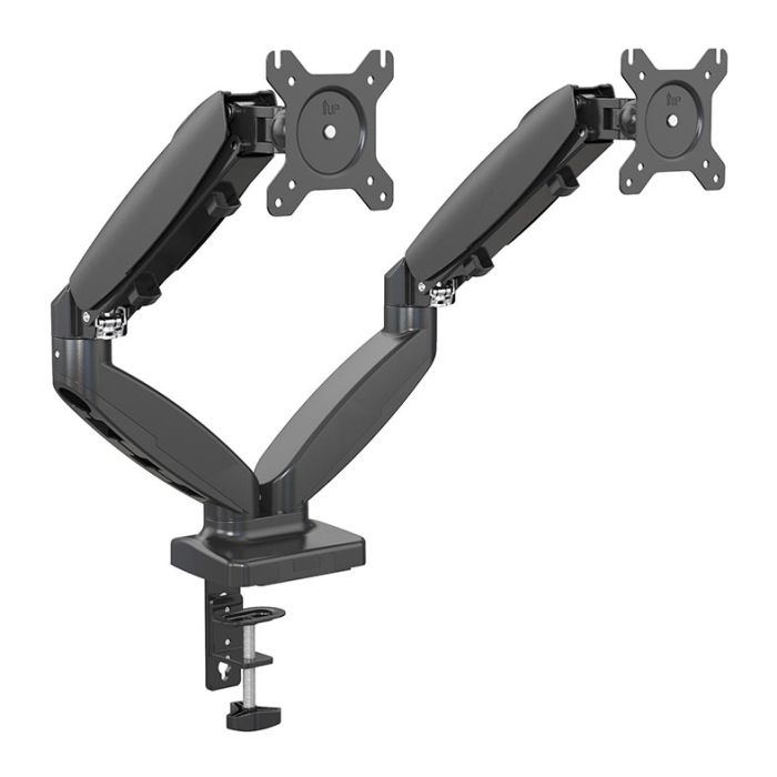 Suporte Duplo Para Monitor Acegeek Panther02, Preto, AG-PANTHER02-BK