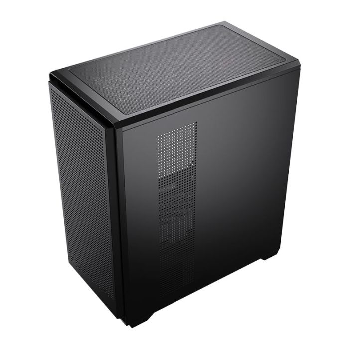 Gabinete Gamer Acegeek Qube Mesh, Mid-Tower, Lateral de Vidro, Preto, AG-QUBE-BK