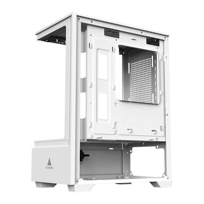Gabinete Gamer Acegeek Shadow, Mini-Tower, Lateral de Vidro, Branco, AG-SHADOW-WH