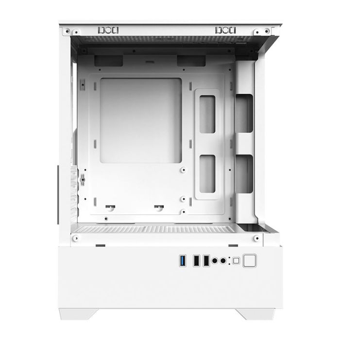 Gabinete Gamer Acegeek Shadow, Mini-Tower, Lateral de Vidro, Branco, AG-SHADOW-WH