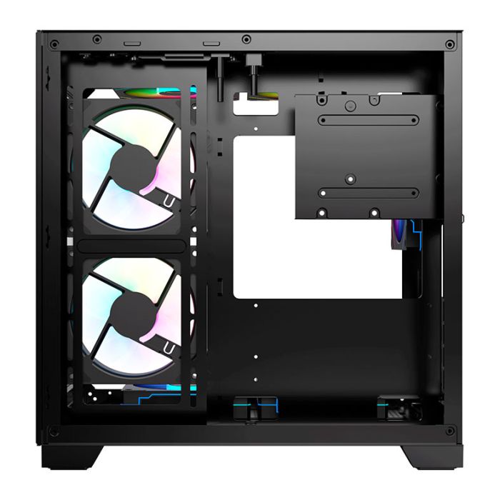 Gabinete Gamer Acegeek Vacancy L375, Mid-Tower, Lateral de Vidro, Preto, AG-VACANCY-L375-BK