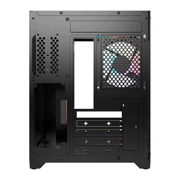 Gabinete Gamer Acegeek Vacancy L375, Mid-Tower, Lateral de Vidro, Preto, AG-VACANCY-L375-BK