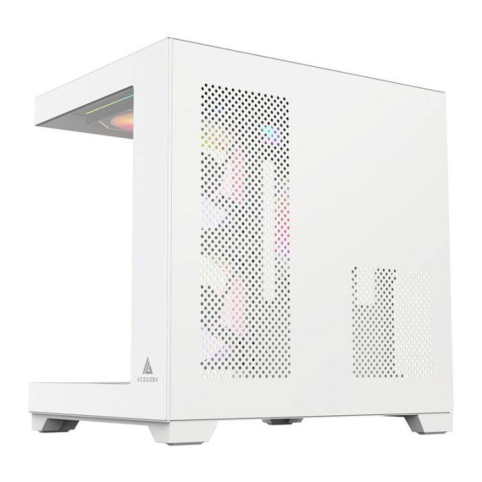 Gabinete Gamer Acegeek Vacancy L375, Mid-Tower, Lateral de Vidro, Branco, AG-VACANCY-L375-WH