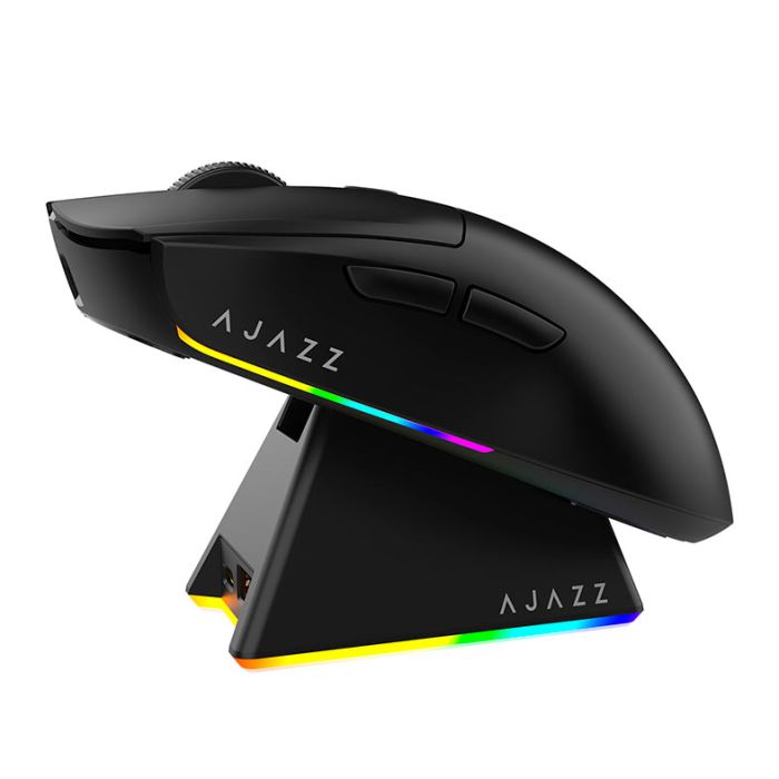 Mouse Gamer Ajazz AJ139 V2 MC, 12000DPI, 6 Botoes, Tri-Mode, Preto, AJ139V2-MC-BK
