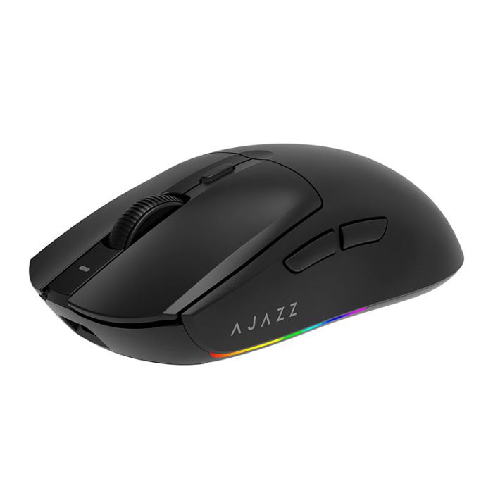 Mouse Gamer Ajazz AJ139 V2 MC, 12000DPI, 6 Botoes, Tri-Mode, Preto, AJ139V2-MC-BK