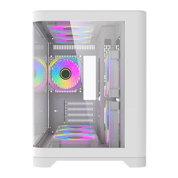 Gabinete Gamer Aigo Darkflash Arc1, Mid-Tower, Lateral De Vidro, Branco, ARC1-WH