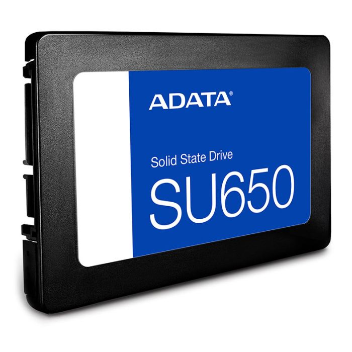 SSD Adata Ultimate SU650, 240GB, 2.5, 3D NAND Sata III, Leitura 520MB/s, Gravacao 430MB/s, ASU650SS-240GT-R