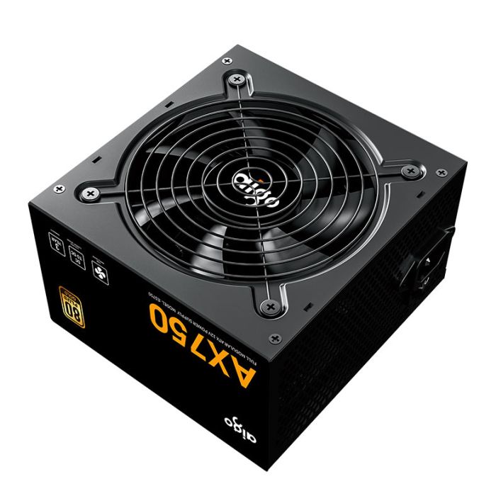 Fonte Aigo AX750, 750W, Full-Modular, 80 Plus Gold, Preto, AX750BK