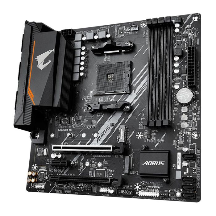 Placa Mae Gigabyte B550M Aorus Elite, DDR4, Socket AMD AM4, M-ATX, Chipset AMD B550, B550M-AORUS-ELITE
