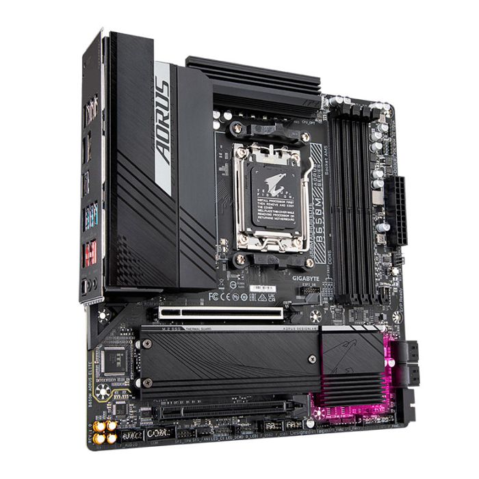 Placa Mae Gigabyte B650M Aorus Elite, DDR5, Socket AM5, M-ATX, Chipset AMD B650, B650M-AORUS-ELITE