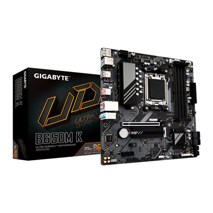 Placa Mae Gigabyte B650M K, DDR5, Socket AM5, Chipset AMD B650, B650M-K
