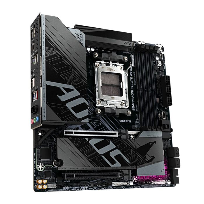 Placa Mae Gigabyte B840M Aorus Elite WIFI6E, DDR5, Socket AMD AM5, M-ATX, Chipset AMD B840, B840M-A-ELITE-WIFI6E