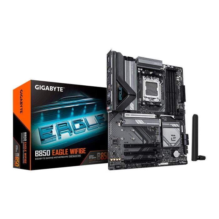 Placa Mae Gigabyte  B850 Eagle WIFI6E, DDR5, Socket AMD AM5, ATX, Chipset AMD B850, B850-EAGLE-WIFI6E