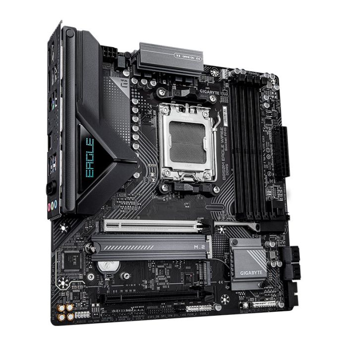 Placa Mae Gigabyte B850M Eagle Wifi6E, DDR5, Socket AMD AM5, M-ATX, Chipset AMD B850, B850M-EAGLE-WF6E