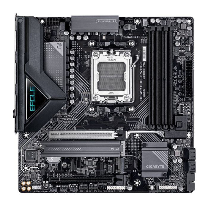 Placa Mae Gigabyte B850M Eagle Wifi6E, DDR5, Socket AMD AM5, M-ATX, Chipset AMD B850, B850M-EAGLE-WF6E