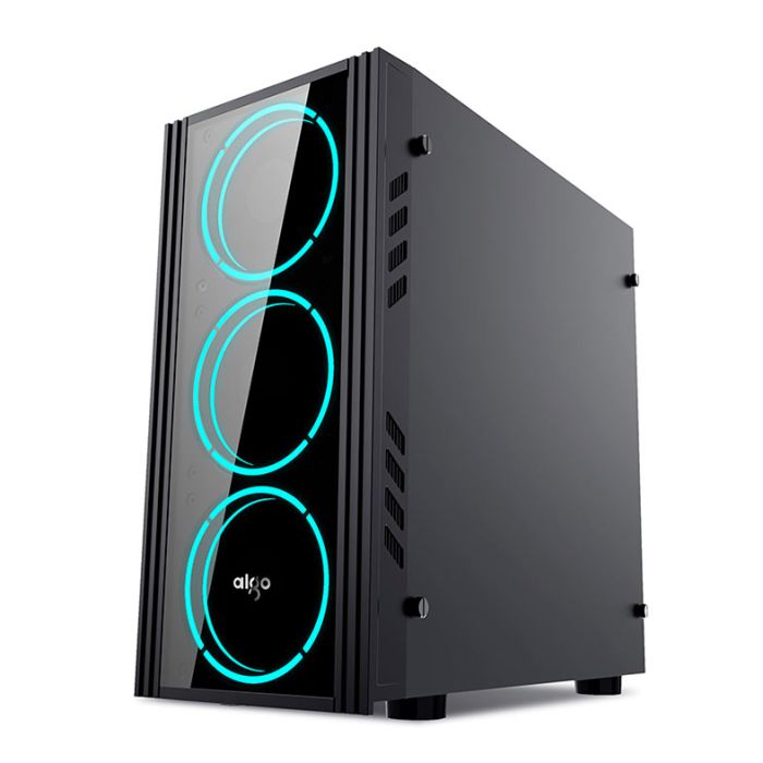 Gabinete Gamer Aigo Black Technology Mini Preto, BLACK-TECHNOLOGY-MINI