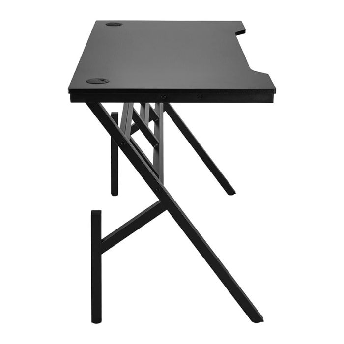 Mesa Gamer Brateck, 120cm, Preto, BRATECK-GMD15-19
