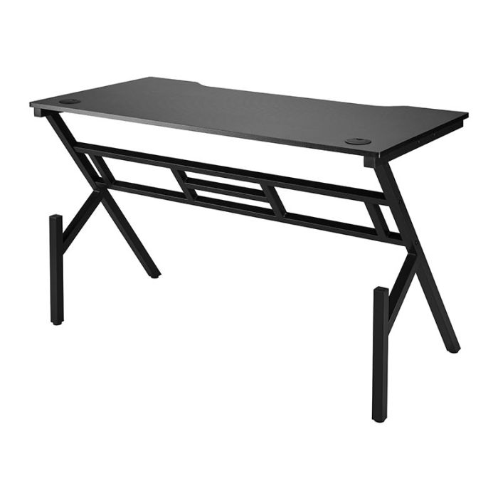 Mesa Gamer Brateck, 120cm, Preto, BRATECK-GMD15-19