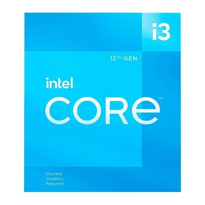 Processador Intel Core i3-12100F, 4-Core, 8-Threads, 3.3GHz ( 4.3GHz Turbo), Cache 12MB, LGA1700, BX8071512100F