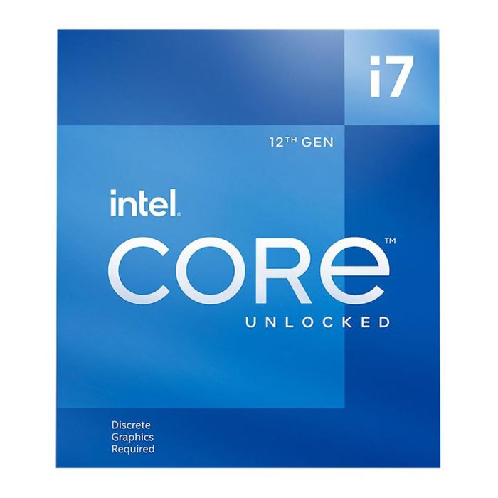 Processador Intel Core i7-12700KF, 12-Core, 20-Threads, 3.6GHz (5.0GHz Turbo), Cache 25MB, LGA1700, BX8071512700KF