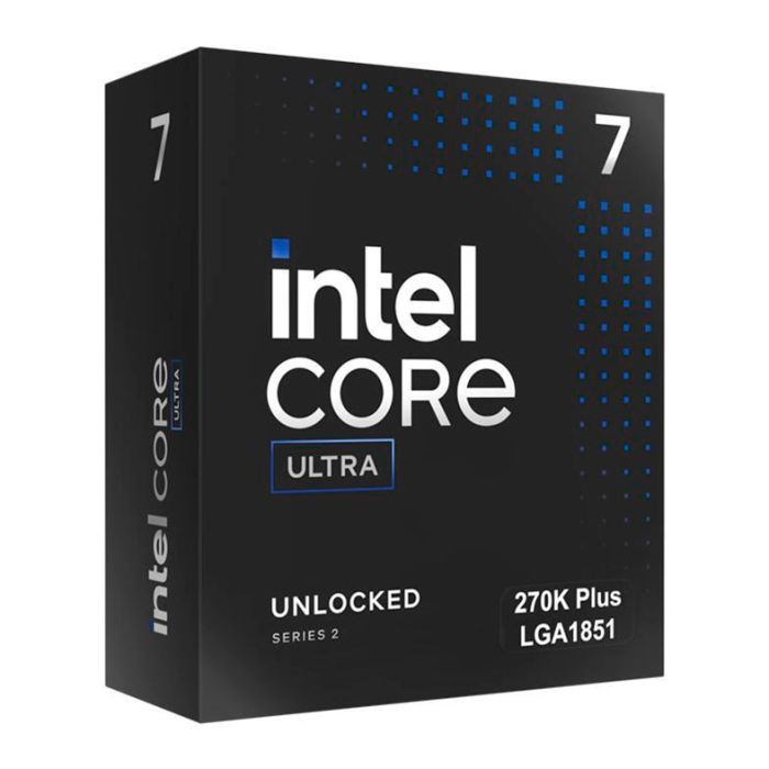 Processador Intel Core Ultra 7 270K Plus, 24-Core, 24-Threads, 3.7Ghz (5.5GHz Turbo), Cache 36MB, LGA1851, BX80768270K