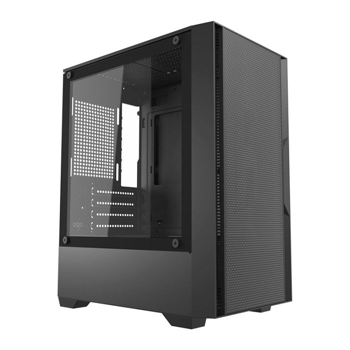 Gabinete Gamer Aigo Darkflash C195M Mesh, Mid-Tower, Lateral de Vidro, Preto, AC-C195M-MESH-B-HQ1