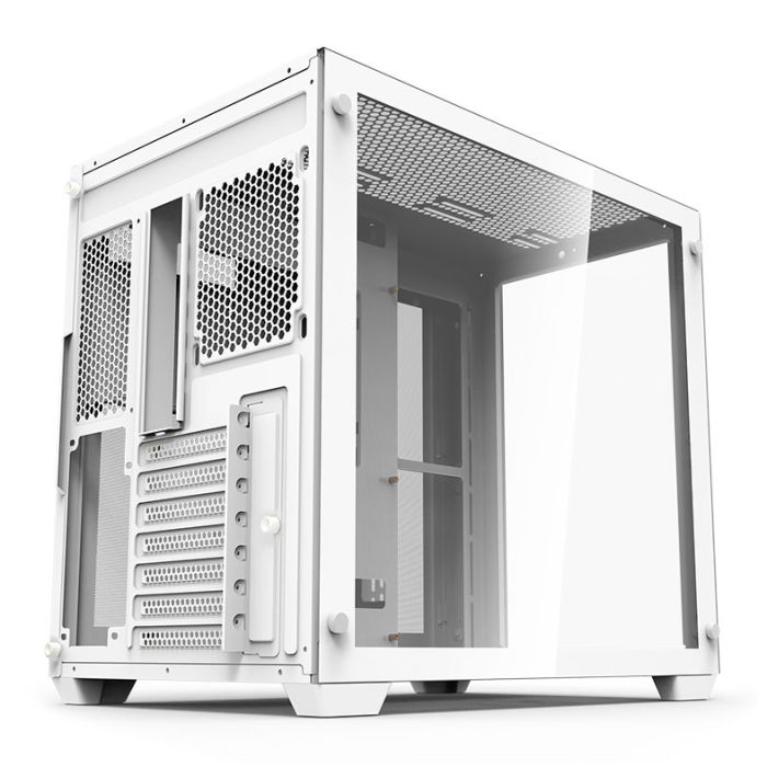 Gabinete Gamer Aigo DarkFlash C285, Lateral de Vidro, Branco, C285-WH