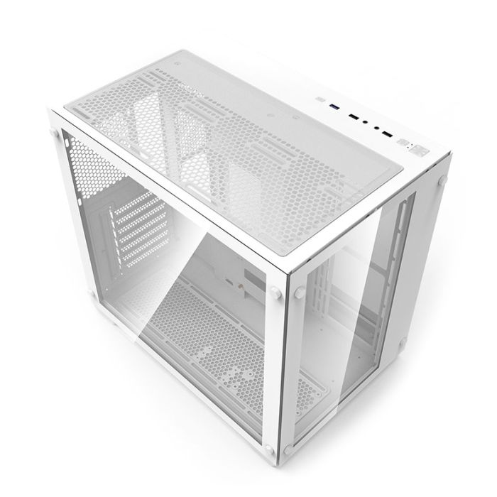 Gabinete Gamer Aigo DarkFlash C285, Lateral de Vidro, Branco, C285-WH