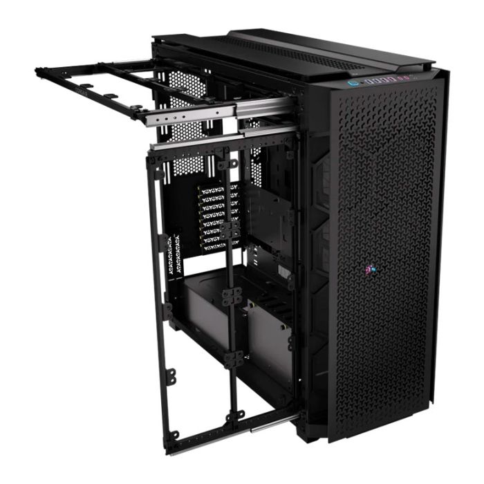 Gabinete Gamer Corsair 9000D Airflow, RGB, Full-Tower, Lateral de Vidro, Preto, CC-9011273-WW