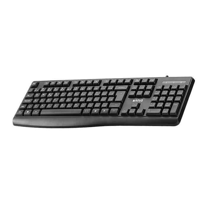 Kit Teclado e Mouse Marvo CM009, ABNT2, 1200DPI, USB, Preto, CM009-PT
