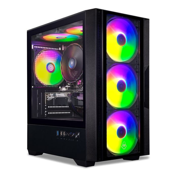 PC Gamer Mancer, AMD Ryzen 7 5700, GeForce RTX 5060 8GB, 16GB DDR4, SSD M.2 1TB
