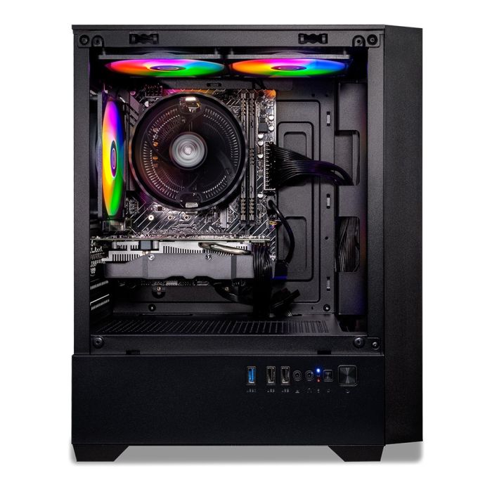 PC Gamer Mancer, AMD Ryzen 7 5700, GeForce RTX 5060 8GB, 16GB DDR4, SSD M.2 1TB