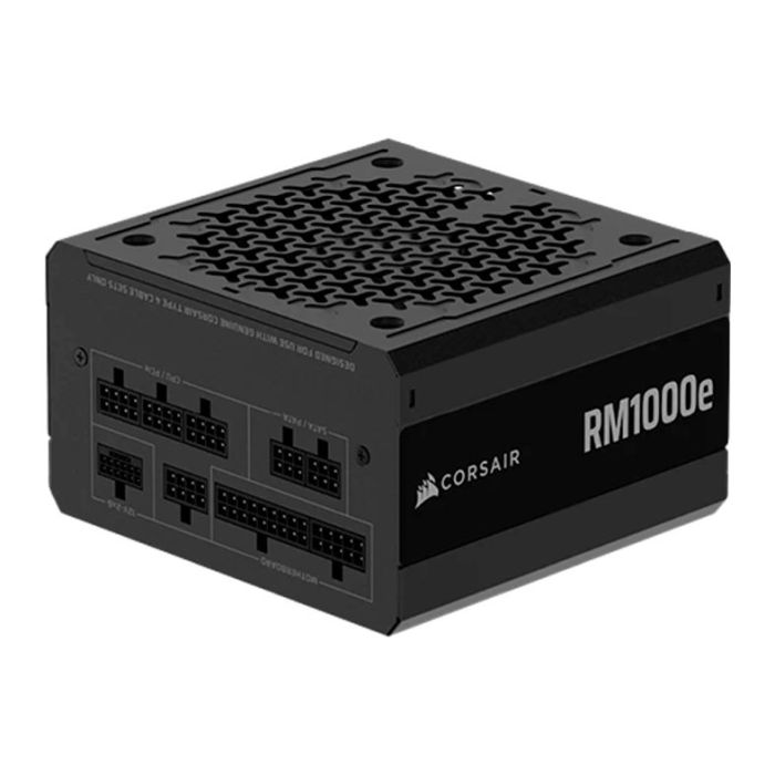 Fonte Corsair RM1000e, 1000W, Full-Modular, ATX 3.1, PCie 5.1, Cybenetics Gold, Preto, CP-9020297-BR