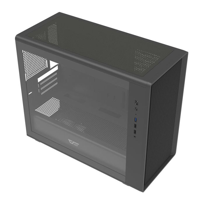 Gabinete Gamer Aigo Darkflash DB460M, Mid-Tower, Lateral de Vidro, Preto, DB460M-BK