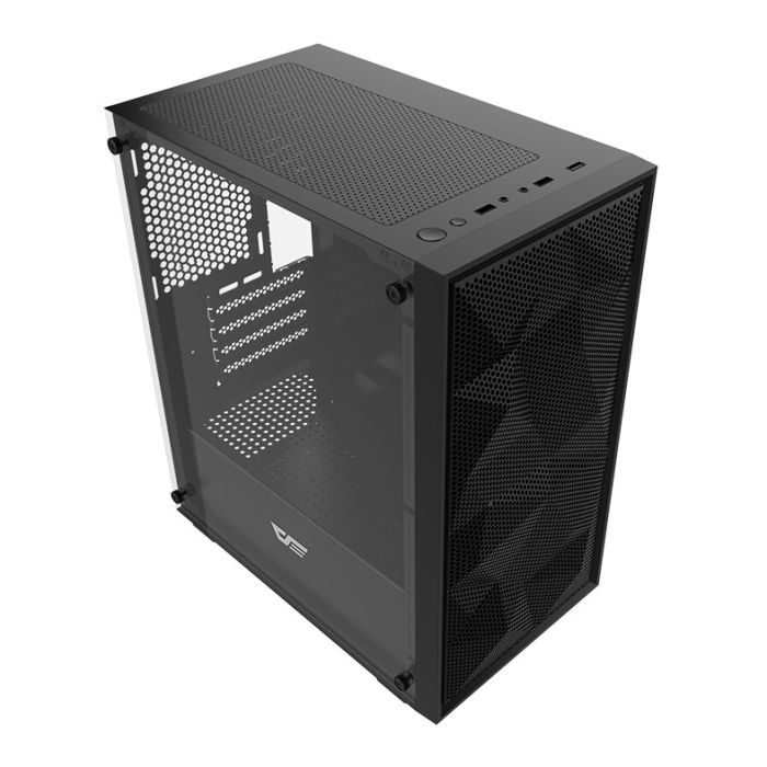Gabinete Gamer Aigo Darkflash M305 Mesh, Mid-Tower, Lateral de Vidro, Preto, DC-M305-MESH-B-HQ1
